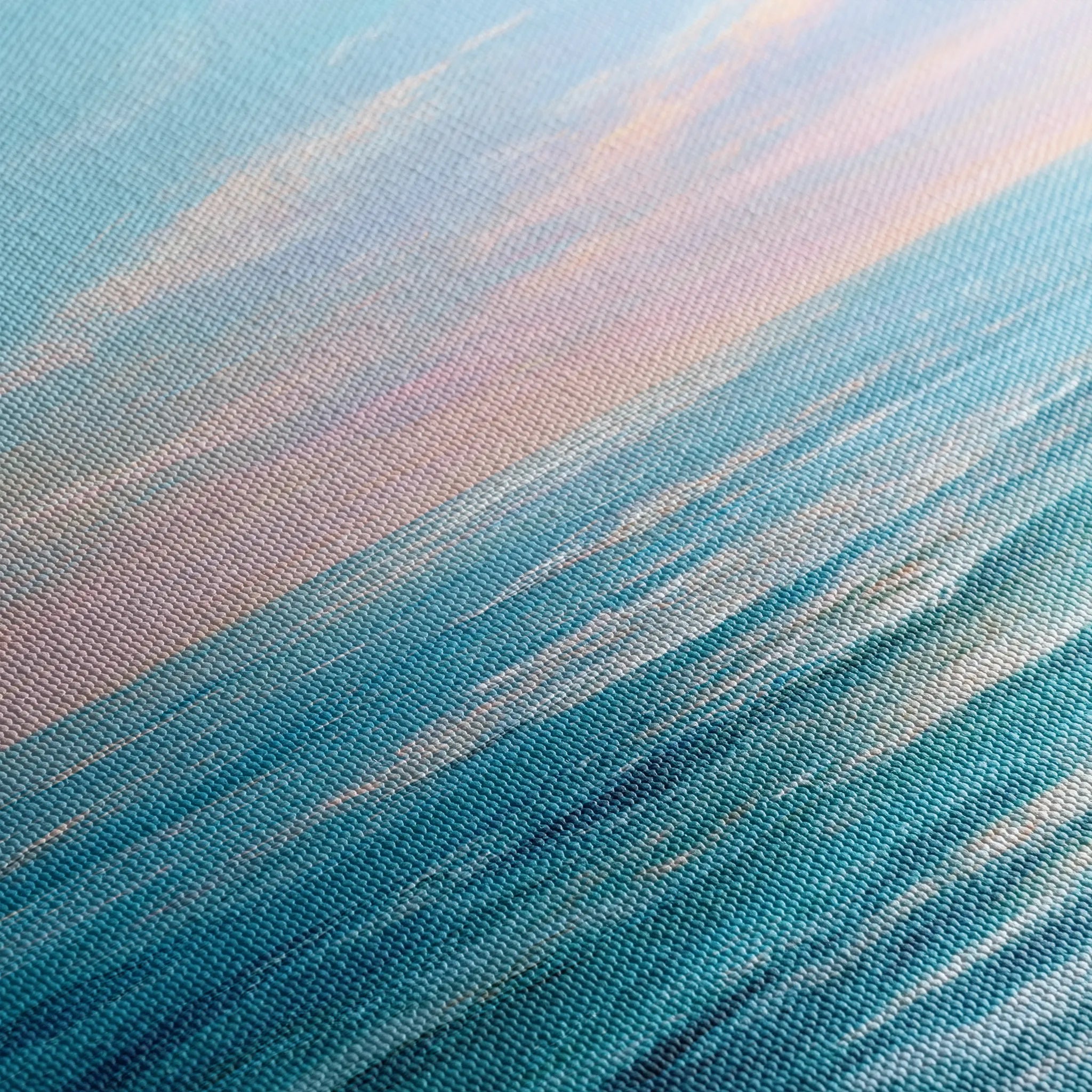 Abstract 973 Canvas Art 16" x 16" / 40 x 40 cm / Black