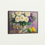Floral 973 Canvas Art 18" x 24" / 45 x 60 cm / Black