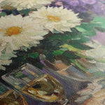 Floral 973 Canvas Art 18" x 24" / 45 x 60 cm / Black