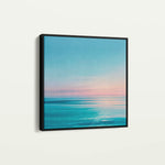 Abstract 974 Canvas Art 16" x 16" / 40 x 40 cm / Black