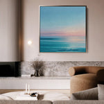 Abstract 974 Canvas Art 60 x 60 cm / Black