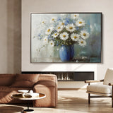 Floral 974 Canvas Art 18" x 24" / 45 x 60 cm / Black