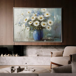 Floral 974 Canvas Art 18" x 24" / 45 x 60 cm / Black
