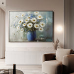 Floral 974 Canvas Art 18" x 24" / 45 x 60 cm / Black