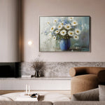 Floral 974 Canvas Art 18" x 24" / 45 x 60 cm / Black