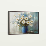 Floral 974 Canvas Art 18" x 24" / 45 x 60 cm / Black