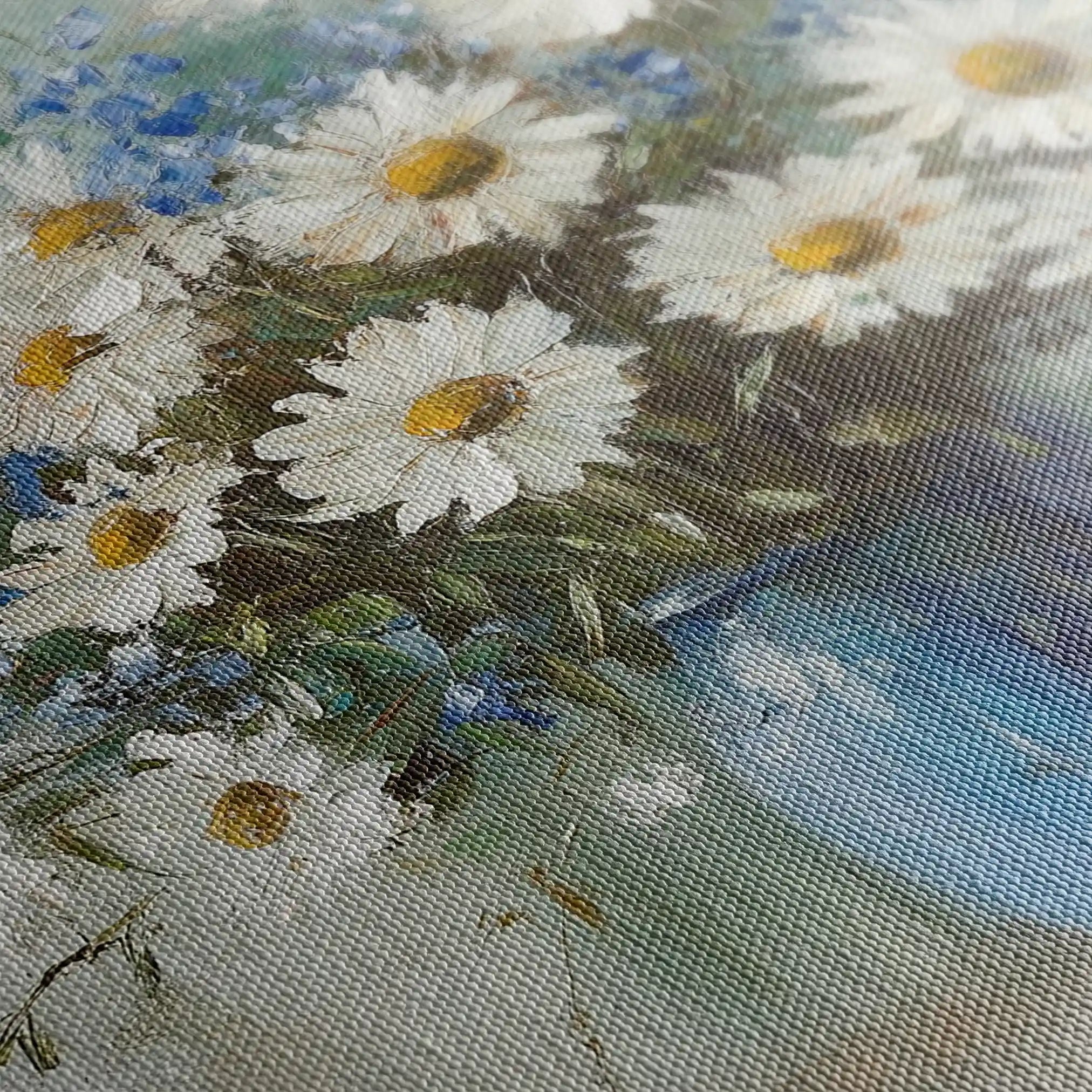 Floral 974 Canvas Art 60 x 40 cm / Black