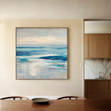 Abstract 975 Canvas Art 16" x 16" / 40 x 40 cm / Black