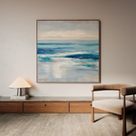Abstract 975 Canvas Art 60 x 60 cm / Black