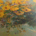 Floral 975 Canvas Art 18" x 24" / 45 x 60 cm / Black
