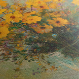 Floral 975 Canvas Art 18" x 24" / 45 x 60 cm / Black