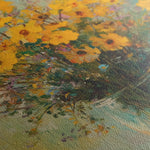 Floral 975 Canvas Art 60 x 40 cm / Black