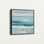 Abstract 976 Canvas Art 16" x 16" / 40 x 40 cm / Black