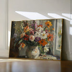 Floral 976 Canvas Art 18" x 24" / 45 x 60 cm / Black