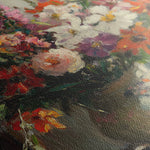 Floral 976 Canvas Art 18" x 24" / 45 x 60 cm / Black