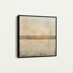 Abstract 978 Canvas Art 16" x 16" / 40 x 40 cm / Black