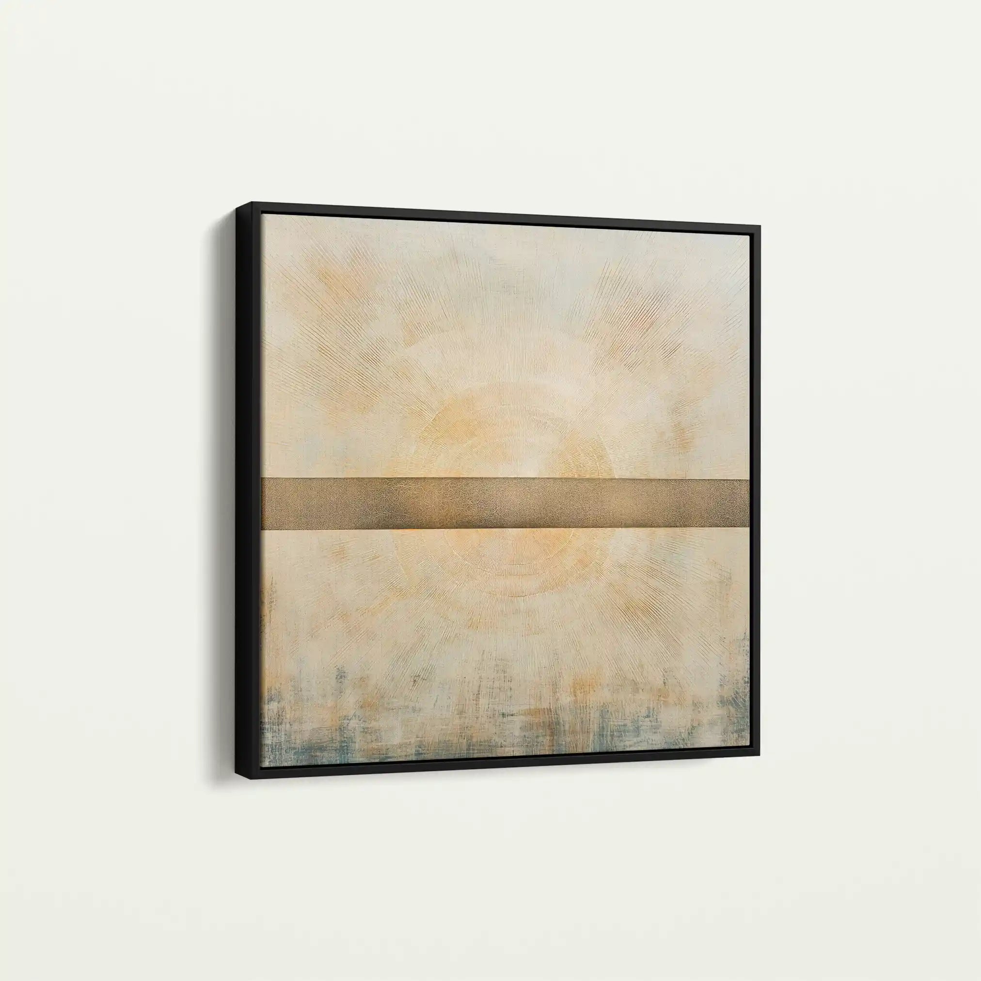 Abstract 978 Canvas Art 16" x 16" / 40 x 40 cm / Black