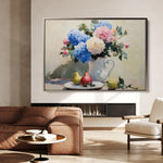 Floral 979 Canvas Art 18" x 24" / 45 x 60 cm / Black