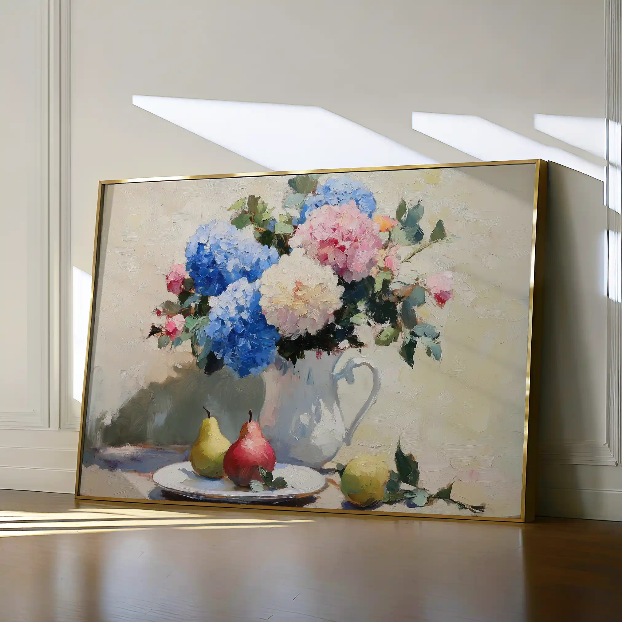 Floral 979 Canvas Art 60 x 40 cm / Black