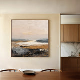 Abstract 980 Canvas Art 16" x 16" / 40 x 40 cm / Black