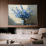 Floral 982 Canvas Art 18" x 24" / 45 x 60 cm / Black