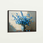 Floral 982 Canvas Art 18" x 24" / 45 x 60 cm / Black