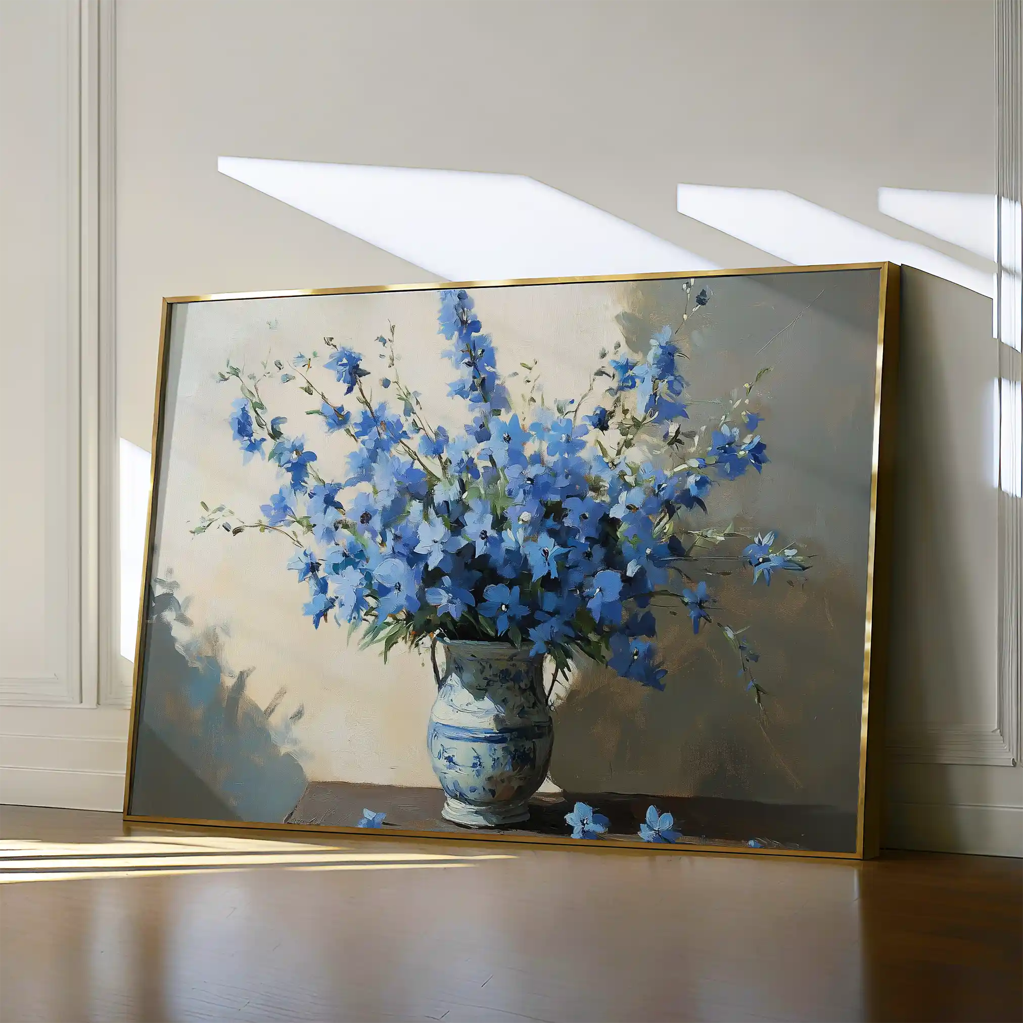 Floral 982 Canvas Art 60 x 40 cm / Black