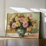 Floral 983 Canvas Art 60 x 40 cm / Black