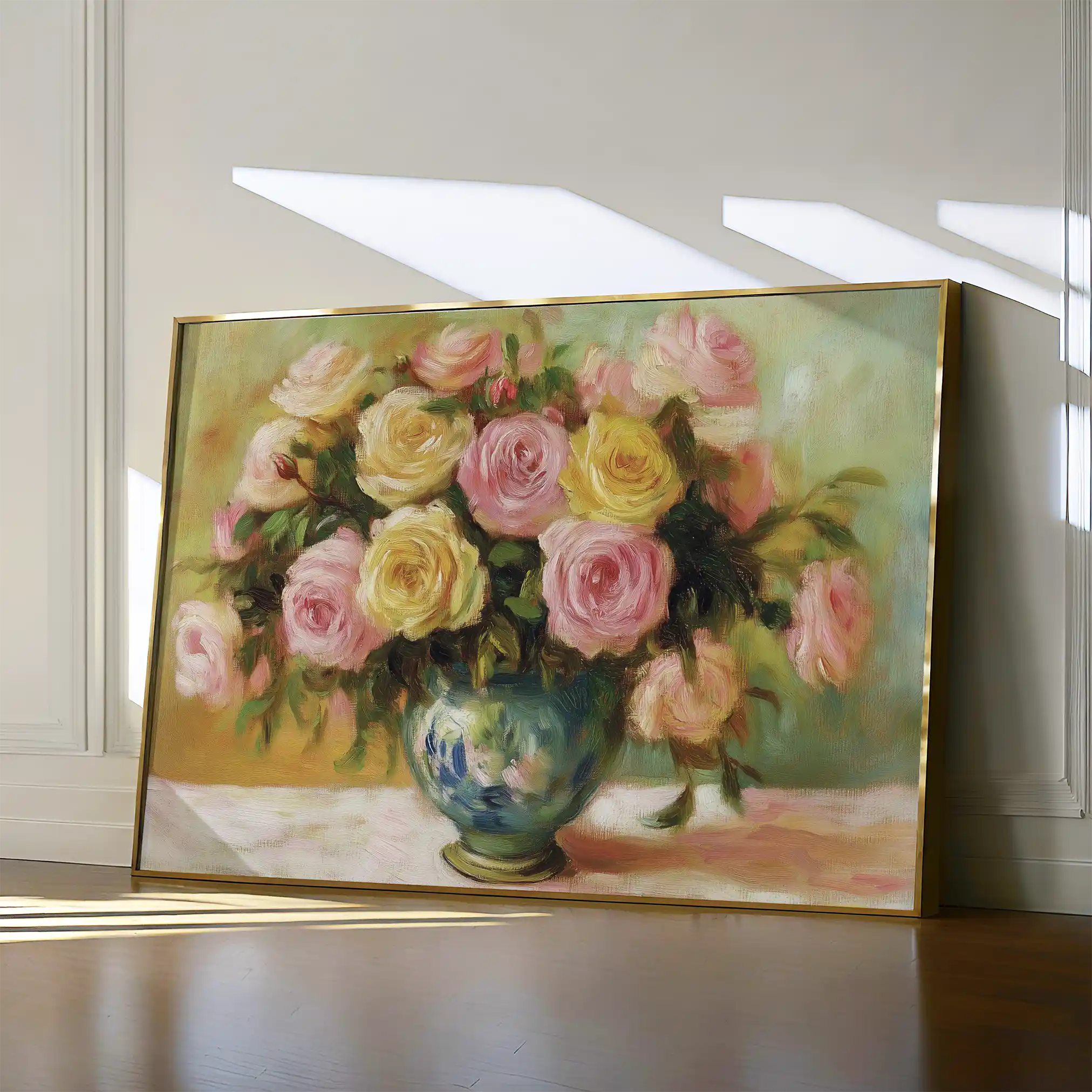 Floral 983 Canvas Art 60 x 40 cm / Black