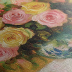 Floral 983 Canvas Art 60 x 40 cm / Black