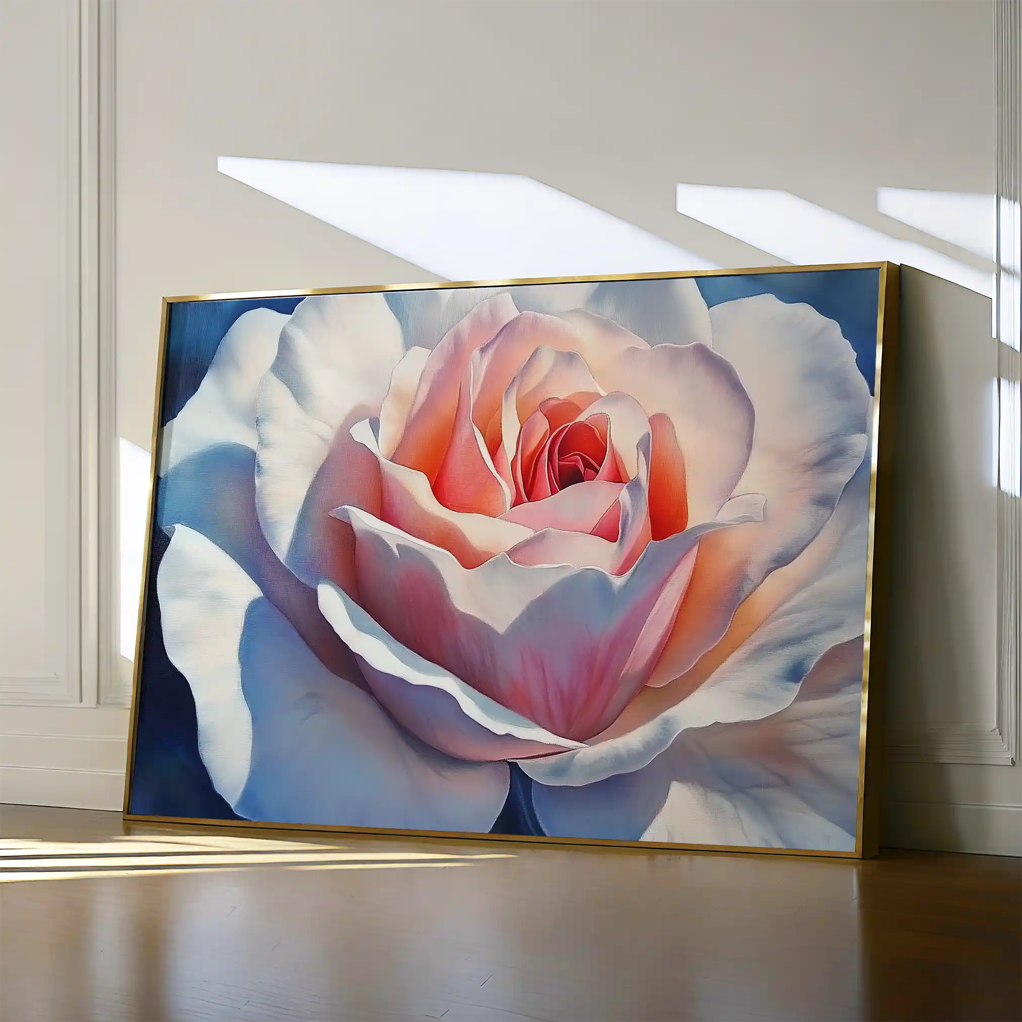 Floral 984 Canvas Art 60 x 40 cm / Black