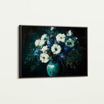 Floral 985 Canvas Art 60 x 40 cm / Black