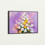Floral 986 Canvas Art 18" x 24" / 45 x 60 cm / Black