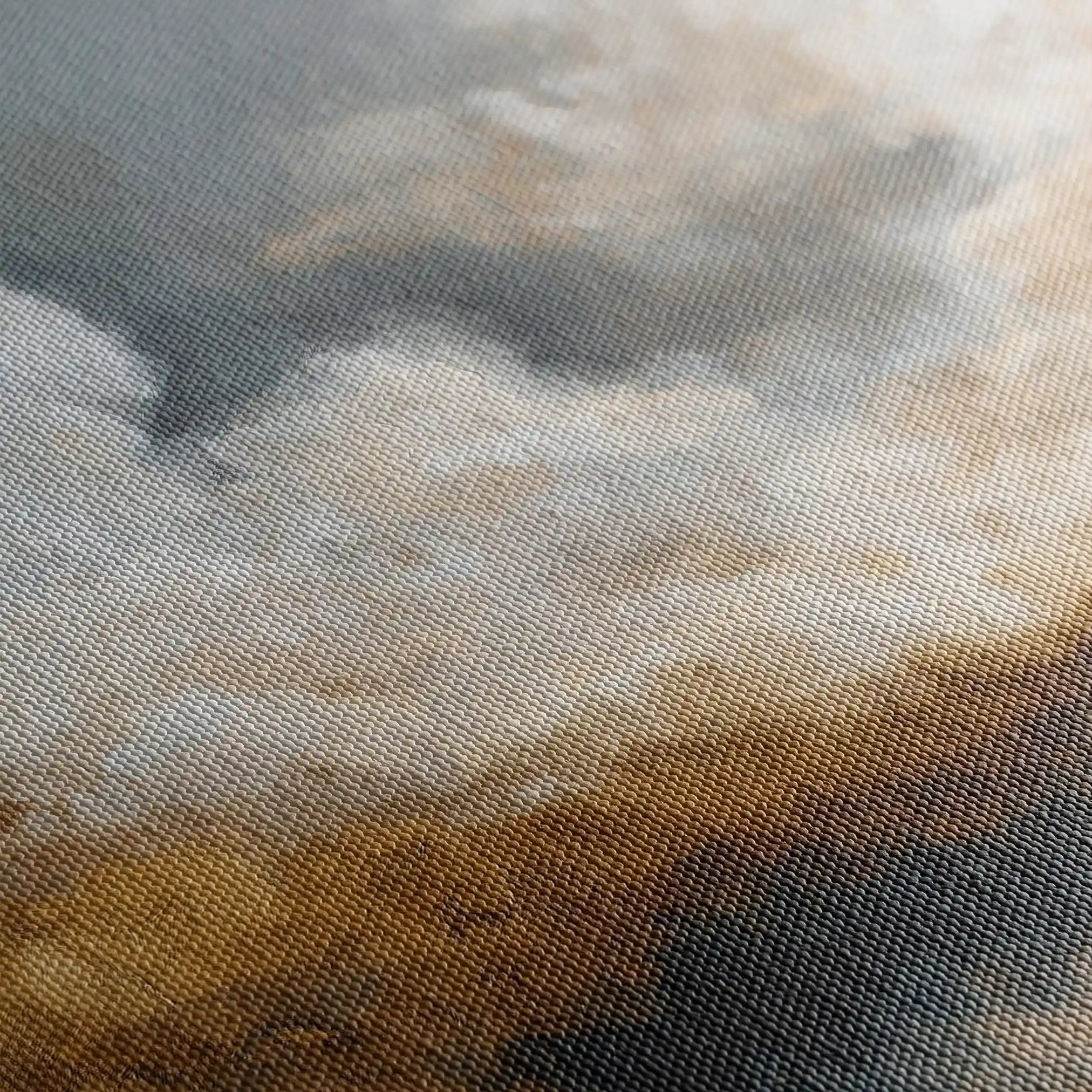 Abstract 987 Canvas Art 16" x 16" / 40 x 40 cm / Black