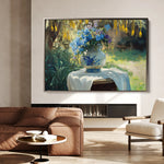 Floral 989 Canvas Art 18" x 24" / 45 x 60 cm / Black
