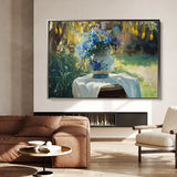 Floral 989 Canvas Art 18" x 24" / 45 x 60 cm / Black