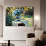 Floral 989 Canvas Art 60 x 40 cm / Black