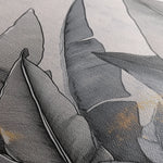 Floral 990 Canvas Art 18" x 24" / 45 x 60 cm / Black