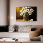 Floral 991 Canvas Art 60 x 40 cm / Black