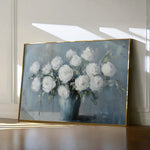 Floral 992 Canvas Art 18" x 24" / 45 x 60 cm / Black