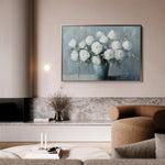 Floral 992 Canvas Art 18" x 24" / 45 x 60 cm / Black