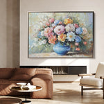 Floral 994 Canvas Art 18" x 24" / 45 x 60 cm / Black