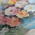 Floral 994 Canvas Art 18" x 24" / 45 x 60 cm / Black