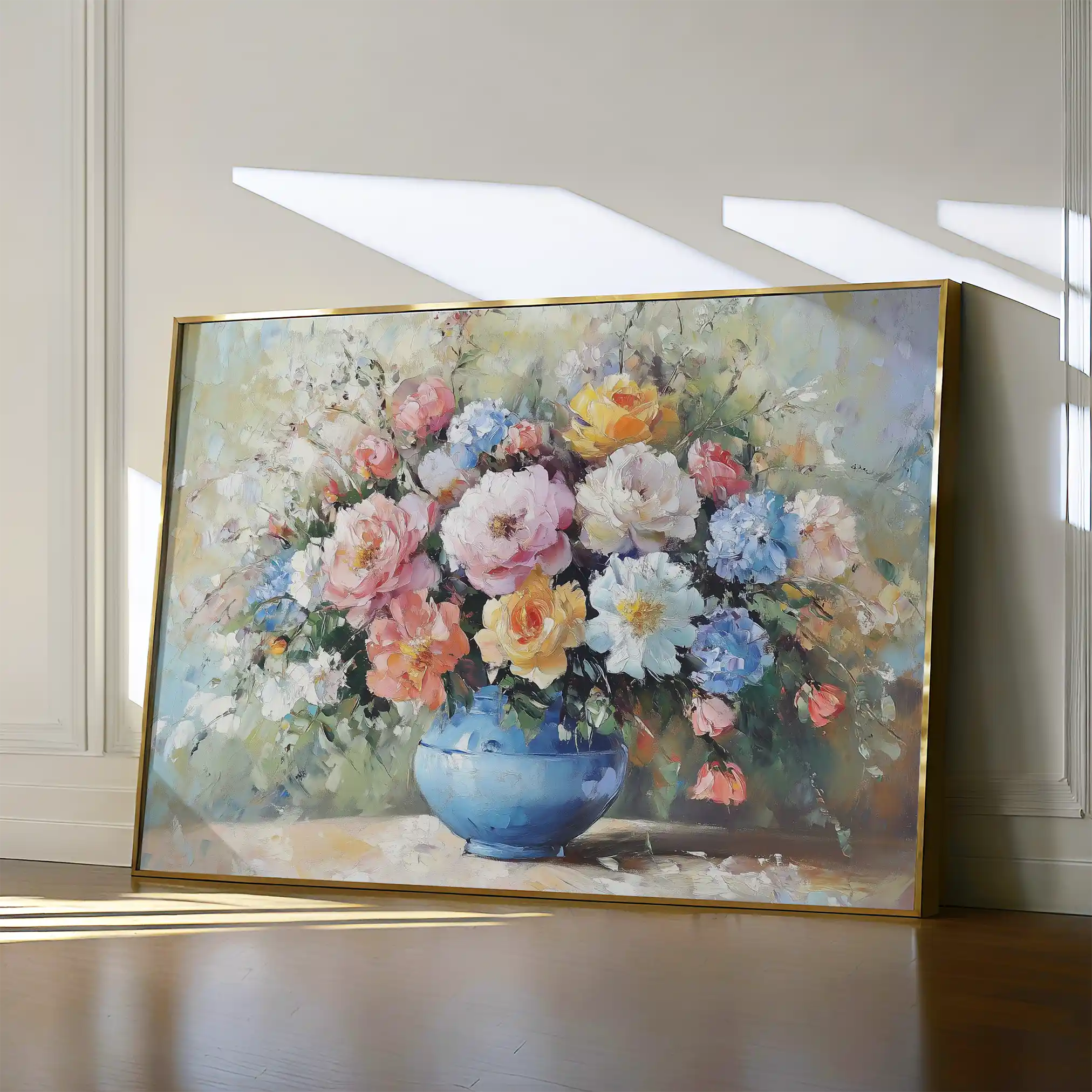 Floral 994 Canvas Art 60 x 40 cm / Black
