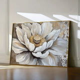 Floral 996 Canvas Art 18" x 24" / 45 x 60 cm / Black