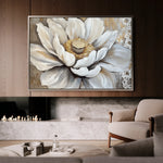 Floral 996 Canvas Art 18" x 24" / 45 x 60 cm / Black