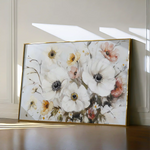 Floral 997 Canvas Art 60 x 40 cm / Black