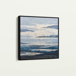 Abstract 998 Canvas Art 16" x 16" / 40 x 40 cm / Black