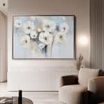 Floral 998 Canvas Art 18" x 24" / 45 x 60 cm / Black