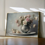 Floral 999 Canvas Art 60 x 40 cm / Black